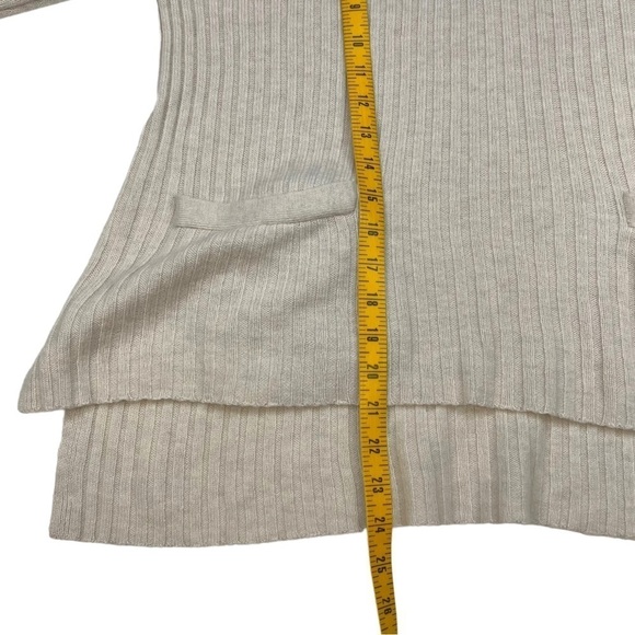 Toad & Co Women's Clementine Mock Neck Wool Blend Pocket Sweater Oatmeal XS - Picture 6 of 8